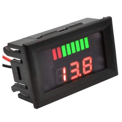 Led digital voltmeter - led, 12v-60v