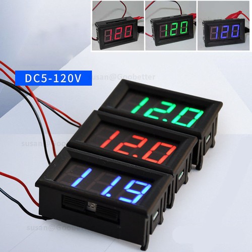 Led voltmeter mini - led,