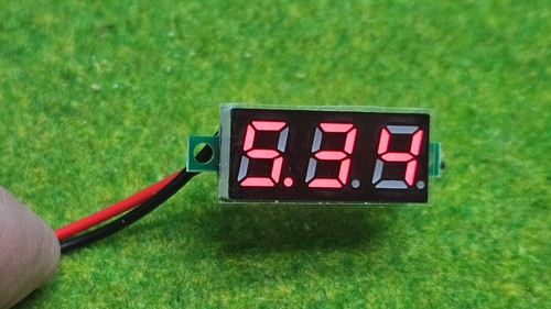 Mini led voltmeter rot - led, -rot-