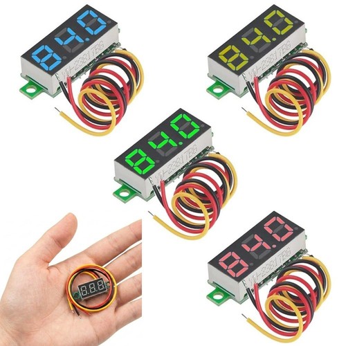 Led voltmeter mini einbau - led,