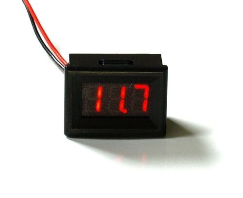 Mini led voltmeter 30v - 5,
