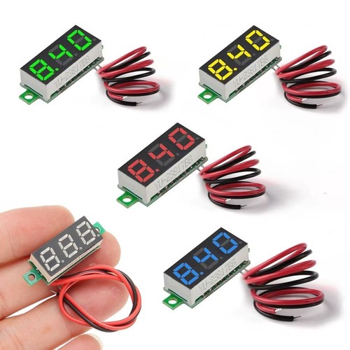 Led voltmeter mini einbau - mini,