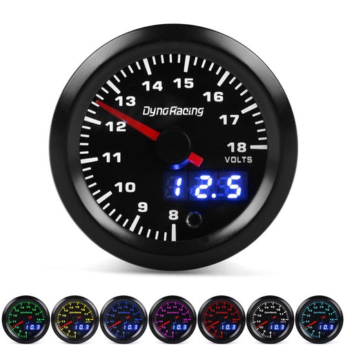 52mm dual display voltmeter - 52mm,