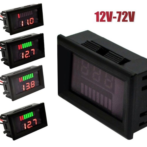 Led 12v 72v digitalanzeige - 72v,