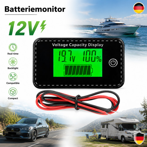 12v lcd anzeige volt - 12v,