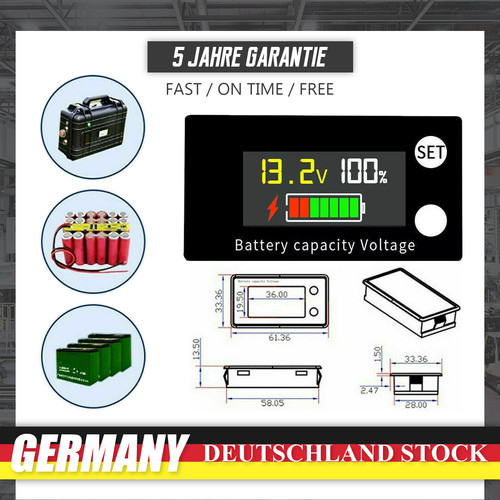 100v batterie kapazität - 8-100v,