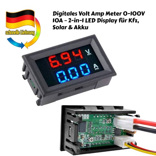 Dc0 100v 10a digital - dc0-100v, voltmeter